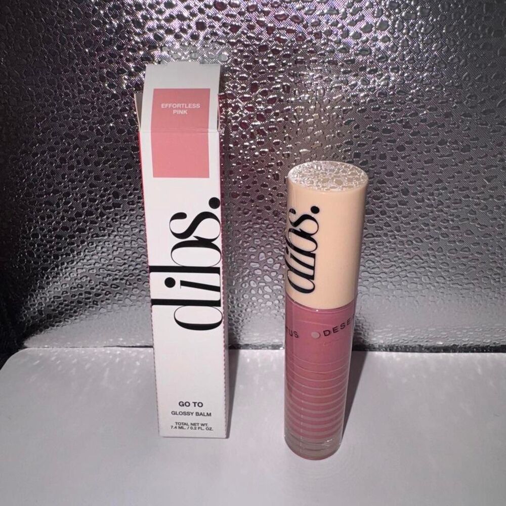 DIBS Beauty Go To Glossy Balm – Effortless Pink | New in Box